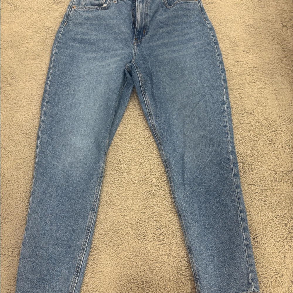 H&M Blue Straight Leg Jeans Classic Style